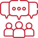 icon gesprächige Zusammenarbeit