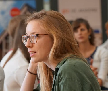 Foto Sina Weinhuber im Workshop